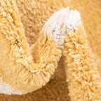 Rugs.com Lattice Frieze Collection Rug – 5' x 8' Yellow Medium Rug Perfect for Living Rooms, Large Dining Rooms, Open Floorplans