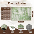 Abstract 6x9 Area Rug for Living Room Dining Room Home Office Bedroom Sage Green