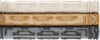 Dash and Albert Campbell Iron Handwoven Wool Rug, Runner-2.5 X 8 Feet, Neutral/Grey Geometric Pattern - Premium Luxury Hotel Quality Soft Breathable Hypoallergenic Machine Washable Easy Care All