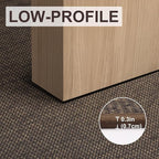 LEKEEPGO Door Mat 36"x59", Non Slip Door Mat Indoor Entrance, Rubber Backing Front Indoor Door Mats Washable Absorbent Low-Profile Doormat Entryway Entry Resist Dirt Inside Door Mats, Brown