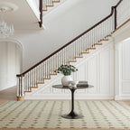 Dash & Albert Chandler Tan Machine Washable Rug, 3 X 5 Feet, Tan Geometric Pattern