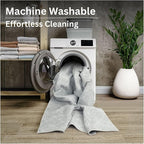 Bloom Rugs Washable Non-Slip 10 ft Runner - Gray/Pebble Striped Runner for Entryway, Hallway, Bathroom, and Kitchen - Exact Size: 2.5' x 10'