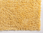 Unique Loom Davos Shag Collection Area Rug - Solid (2' 7" x 10' Runner, Sun Yellow)