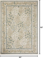 Loloi Rifle Paper Co. Laurel Collection LAU-03 Ivory/Multi 5'-3" x 7'-8" Area Rug