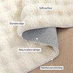 Amazon Basics Indoor Area Rug, 3D Bubble Washable Home Decor Carpet for Living Room, Bedroom, 4' W × 6' L, Beige
