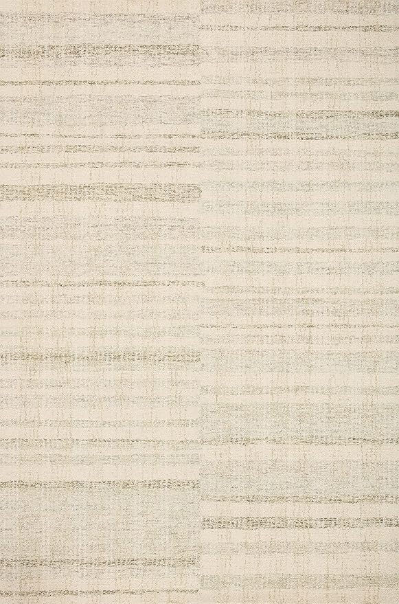 Loloi Chris Loves Julia Chris Collection CHR-02 Natural/Sage 2'-6'' x 7'-6'', .50" Pile Height, Runner Rug