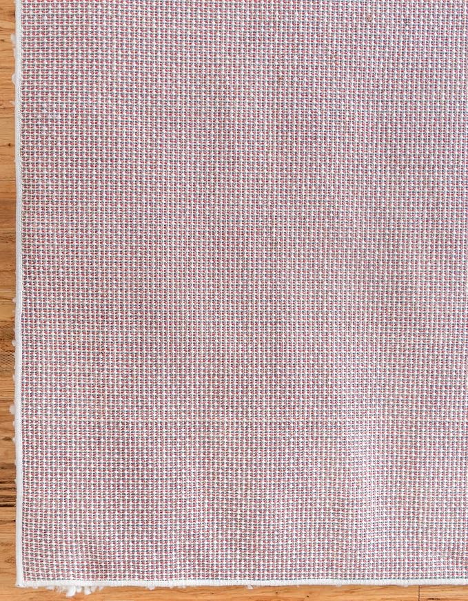 Unique Loom Davos Shag Collection Area Rug - Solid (3' 3" Square, White/ Ivory)