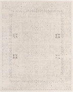 Unique Loom Isabella Collection Area Rug - Adjani (7' 10" x 10' Rectangle, White/ Blue)