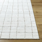 Livabliss x Our PNW Home Cascade Minimalist Area Rug, 9'2" x 12', Ivory