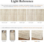 HUGEAR 8x10 Washable Area Rug Beige Vintage Neutral Living Room Rug Large Soft Non Slip Distressed Carpet Low Pile Pet Friendly for Bedroom Dining Room