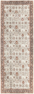 Keen Home Design 2x7 Rug - Machine Washable Runner Rug with Non-Slip Backing, Ideal for Hallway, Entryway, Kitchen, Laundry Room - Vintage, Easy Clean, Durable, Low Pile - (2'6" x 7')