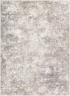 Area Rug Living Room Rugs - 7x10 Washable Large Soft Indoor Neutral Modern Abstract Low Pile Rug Carpet for Bedroom Dining Room Farmhouse Home Office - Brown