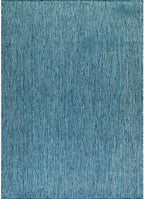 CAMILSON Outdoor Rug 5x7 Modern Area Rugs for Indoor and Outdoor Patios and Porches - Waterproof, Washable, Non-Shedding, Easy-to-Clean Outside Carpet (5 x 7, Solid - Aqua)