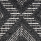 Nourison Home Versatile Charcoal Black 2' x 6' Area Rug - Easy Clean, Non Shedding, Bed Room, Living Room, Dining Room, Kitchen (6' Runner)
