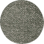 SAFAVIEH Adirondack Collection Area Rug - 6' Round, Green & Ivory, Geometric Design, Ideal for High Traffic Areas in Living Room, Bedroom & Dining Room (ADR104Y-6R)