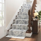 jinchan Runner Rug 3x10 Vintage Hallway Rug Kitchen Washable Runner Retro Floor Cover Lightweight Non-Slip Low Pile Thin Distressed Carpet for Entryway Bathroom Laundry Room Bedroom Stairway Grey
