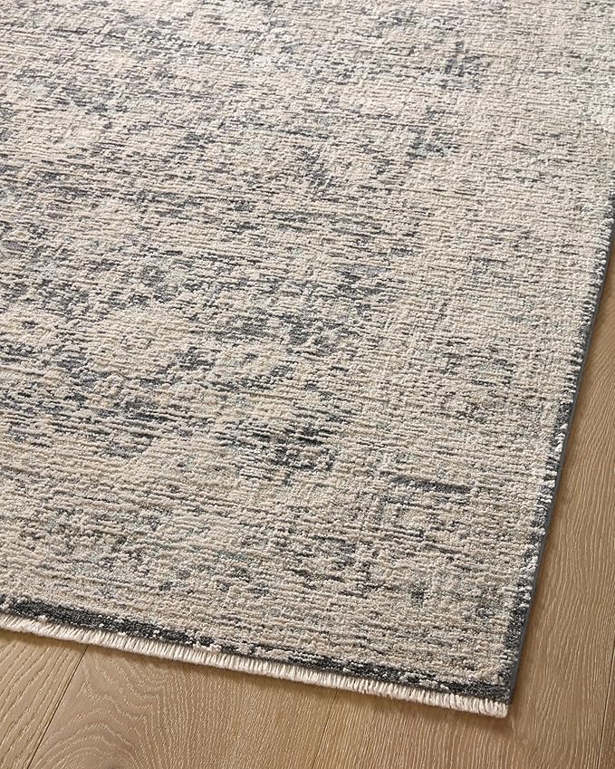 Loloi Amber Lewis Alie Collection ALE-05 Charcoal/Beige 2'-3" x 3'-10", .13" Pile Height, Accent Rug