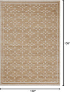 Loloi Chris Loves Julia Judy Collection JUD-07 Natural/Ivory 8'-6" x 11'-6" Area Rug