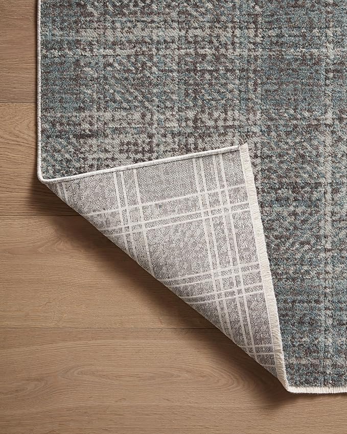 Loloi Angela Rose Ember Collection EMB-09 Denim/Charcoal 3'-6" x 5'-6" Accent Rug