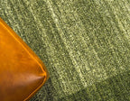 Rugs.com Angelica Collection Rug – 4 Ft Round Light Green Medium Rug Perfect for Kitchens, Dining Rooms