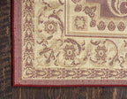 Unique Loom Versailles Collection Traditional Classic Medallion Floral Motif Area Rug (2' 7 x 10' 0 Runner, Burgundy/ Ivory)