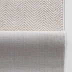 Well Woven Custom Size Hallway & Stair Runner- Harlow Pompeii Ivory 31 Inches Wide x 25 Feet Long Runner (31" x 25') Runner Rug - Modern Chevron Pattern, Ultra-Soft, Easy-Clean
