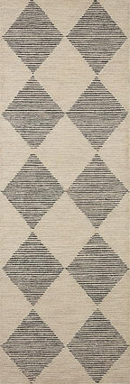 Loloi Chris Loves Julia Francis Collection FRA-01 Beige/Charcoal 8'-6" x 12' Area Rug