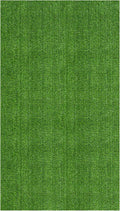 Ottomanson Artificial Grass Turf 3'11" x 6'7" Indoor Outdoor Faux Grass Rug with Drainage Holes, Customizable with Extra Long Size Options, Perfect for Patio Lawn Balcony Weddings Photoshoot Backdrop