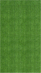 Ottomanson Artificial Grass Turf 6'6" x 28' Indoor Outdoor Faux Grass Rug with Drainage Holes, Customizable with Extra Long Size Options, Perfect for Patio Lawn Balcony Weddings Photoshoot Backdrop