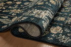 Loloi Rifle Paper Co. Laurel Collection LAU-05 Navy/Multi 3'-11" x 5'-7" Accent Rug