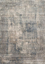 Loloi Teagan Collection TEA-05 Denim/Slate 7'-11" x 10'-6" Area Rug, Large, Soft Neutral Rug, High-Traffic for Living Room, Bedroom, Home Office, Dining Area