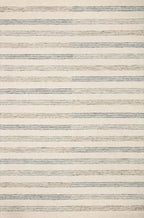Loloi Chris Loves Julia Chris Collection CHR-05 Ivory/Slate 2'-6'' x 9'-9'', .50" Pile Height, Runner Rug