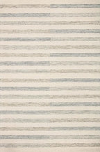 Loloi Chris Loves Julia Chris Collection CHR-05 Ivory/Slate 9'-3" x 13', .50" Pile Height, Area Rug