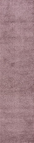 Eyely UES100R-216 Supersoft Haze Solid Low-Pile Indoor Runner Rug, Coastal, Bohemian, Minimalist, Classic, Casual for Bedroom,Kitchen,Living Room,Non Shedding,Easy-Washing, Purple, 2 X 16