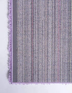 Unique Loom Solid Shag Collection Area Rug (4' 1" x 6' 1" Rectangle, Lilac)