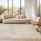 Valenrug Washable Rugs 6x9 - Non Slip 6x9 Area Rugs for Living Room, Stain Resistant Area Rugs for Bedroom, Foldable Machine Washable Area Rug(6'x9', Brown)