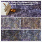 Kokia Abstract Area Rugs 8x10 Bedroom Soft Living Room Rugs Washable Distressed Vintage Comfy Black Gray Carpet with Non-Slip Backing for Farmhouse Home Office Room Decor, Oslo Nebula