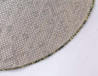 Unique Loom Outdoor Trellis Collection Area Rug - Tribal Trellis (7' 10" Round, Green/ Natural)