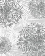 WITSHOCK 8x10 Washable Rug for Living Room,Modern Floral Distress Print Pattern Area Rugs,Stain Resistant with Non Slip Backing Carpet for Dining Room,Bedroom & Home Decor,Grey White