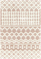 Livabliss Hapsburg Moroccan Shag Area Rug,9'3" x 12',Dusty Pink