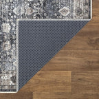 Bloom Rugs Washable Non-Slip 10x14 Rug - Black/Brown Traditional Oriental Area Rug for Living Room, Bedroom, Dining Room, and Kitchen - Exact Size: 10' x 14'