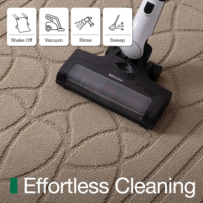 LUMI Door Mat Indoor Entrance 32"x48", Front Welcome Mat with Non-Slip Rubber Backing, Low Profile Dirt Trapper Inside Doormat for Entrance, Garage, Patio, Beige