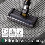 LUMI Inside Door Mat for Entry 24''x36'', Absorbent, Dirt Trapper, Low Profile Thin, Non Slip Mats with Rubber Backing, Ideal for Indoor, High Traffic, Garage, Entrance, Checkered Grey