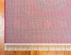 Unique Loom Tekke Collection Over-Dyed Saturated Traditional Torkaman Area Rug (6' 0 x 9' 0 Rectangular, Red/Black)