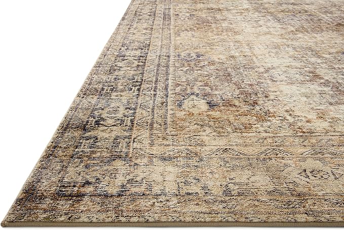 Loloi Amber Lewis Morgan Collection MOG-01 Sunset/Ink 2'-3" x 9'-6" 38" Thick Runner Rug feat. CloudPile, Neutral, Room Décor, Vintage Inspired, Livingroom, Bedroom, Dining Area