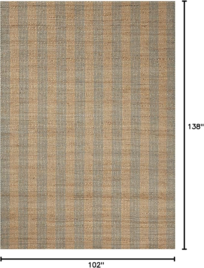 Loloi Chris Loves Julia Judy Collection JUD-04 Natural/Sky 8'-6" x 11'-6" Area Rug