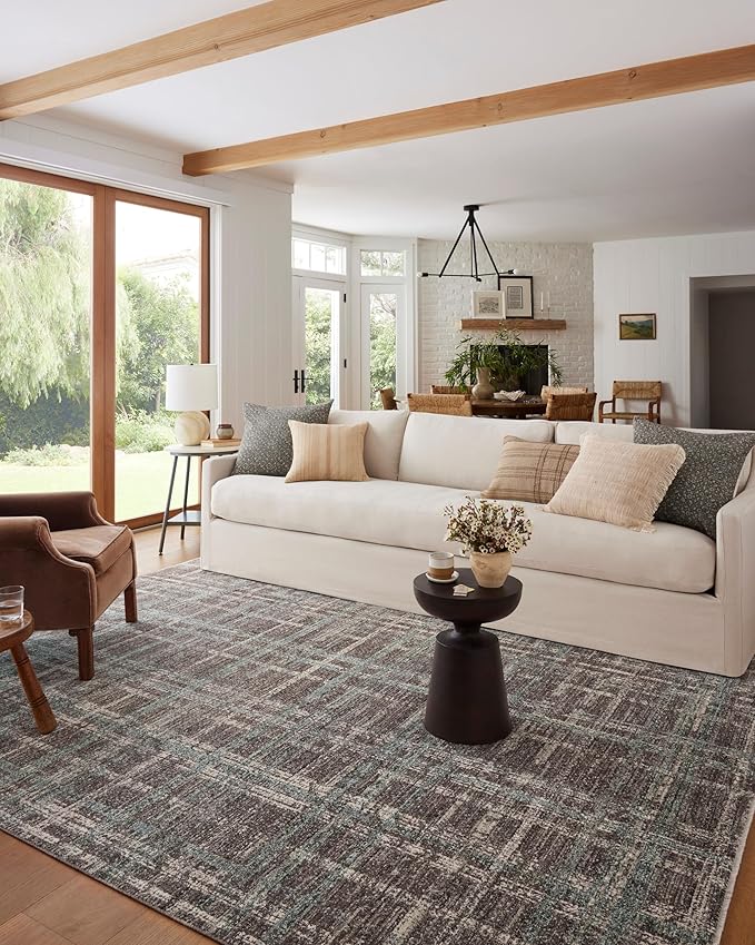 Loloi Angela Rose Ember Collection EMB-08 Espresso/Multi 11'-6" x 15'-7" Area Rug