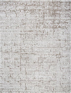 Livabliss x Our PNW Home Cascade Minimalist Area Rug, 9'2" x 12', Brown