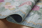 Loloi Rifle Paper Co. Rosa Collection RSA-02 Sky 7'-6" x 9'-6" Area Rug