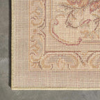 Unique Loom Versailles Collection Traditional Classic Floral Motif Area Rug (10' 0 x 14' 0 Rectangular, Green/Ivory)